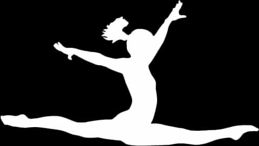 gymnastics silhouette